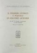 Il pensiero storico e politico di Giacomo Leopardi. Atti del 6º Convegno internazionale di studi leopardiani (Recanati, 9-11 settembre 1984)