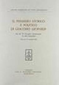 Il pensiero storico e politico di Giacomo Leopardi. Atti del 6º Convegno internazionale di studi leopardiani (Recanati, 9-11 settembre 1984)