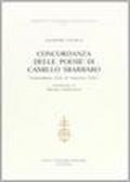 Concordanza delle poesie di Camillo Sbarbaro. Concordanza, liste di frequenza, indici