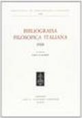 Bibliografia filosofica italiana 1988