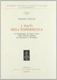 I dati dell'esperienza. Il neokantismo di Felice Tocco nella filosofia italiana tra Ottocento e Novecento