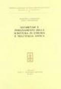 Alfabetari e insegnamento della scrittura in Etruria e nell'Italia antica