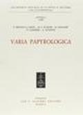 Varia papyrologica