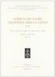 Corpus dei papiri filosofici greci e latini. Testi e lessico nei papiri di cultura greca e latina. Vol. 1\2: Autori noti.