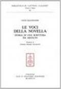 Le voci della novella. Storia di una scrittura da ascolto