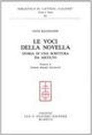 Le voci della novella. Storia di una scrittura da ascolto