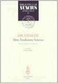 Archimede. Mito, tradizione, scienza. Atti del Convegno (Siracusa-Catania, 9-12 ottobre 1989)