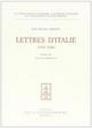 Lettres d'Italie (1685-1686)