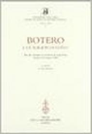 Botero e la «ragion di Stato». Atti del Convegno in memoria di Luigi Firpo (Torino, 8-10 marzo 1990)