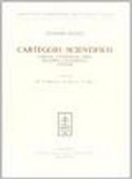 Carteggio scientifico. Lorgna, Canterzani, Frisi, Saladini, Calandrelli, Venturi