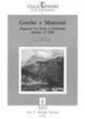 Goethe e Manzoni. Rapporti tra Italia e Germania intorno al 1800