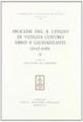 Processi del S. Uffizio di Venezia contro ebrei e giudaizzanti (1642-1681)