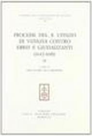 Processi del S. Uffizio di Venezia contro ebrei e giudaizzanti (1642-1681)