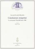 Conclusiones nongentae. Le novecento tesi dell'anno 1486