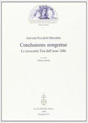 Conclusiones nongentae. Le novecento tesi dell'anno 1486