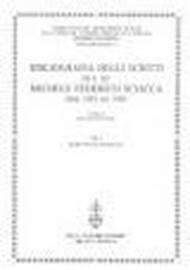 Bibliografia degli scritti di e su Michele Federico Sciacca dal 1931 al 1995