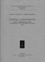 Gitene, canzonette. Studio e trascrizione delle canzonette a sei voci d'Horatio Vecchi (1587)