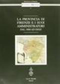 La provincia di Firenze e i suoi amministratori dal 1860 ad oggi