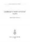 Leibniz's «New system» (1695)