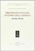 Bibliografia italiana di storia della scienza vol. 12-13: 1993-94