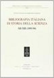 Bibliografia italiana di storia della scienza vol. 12-13: 1993-94