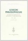 Lexicon philosophicum. Quaderni di terminologia filosofica e storia delle idee (8-9)