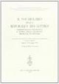 Il vocabolario della République des lettres. Terminologia filosofica e storia della filosofia. Problemi di metodo. Atti del Convegno internazionale (1996)