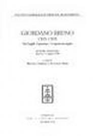 Giordano Bruno 1583-1585. The english experience-L'esperienza inglese. Atti del Convegno (London, 3-4 giugno 1994)