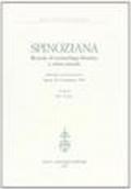 Spinoziana. Ricerche di terminologia filosofica e critica testuale. Seminario internazionale (Roma, 29-30 settembre 1995)