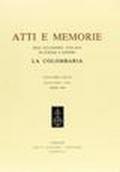 Atti e memorie dell'Accademia toscana di scienze e lettere «La Colombaria». Nuova serie: 63