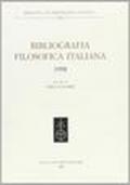 Bibliografia filosofica italiana 1998