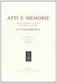 Atti e memorie dell'Accademia toscana di scienze e lettere «La Colombaria». Nuova serie: 65