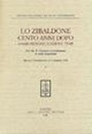 Lo Zibaldone cento anni dopo. Composizione, edizione, temi. Atti del 10º Convegno internazionale di studi leopardiani (Recanati-Portorecanati, 14-19 settembre 1998)