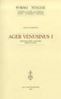 Ager Venusinus I. Mezzana del Cantore (IGM 175 II SE)