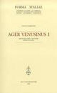 Ager Venusinus I. Mezzana del Cantore (IGM 175 II SE)
