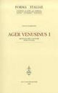 Ager Venusinus I. Mezzana del Cantore (IGM 175 II SE)