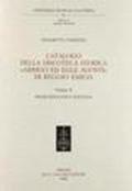 Catalogo della discoteca storica «Arrigo ed Egle Agosti» di Reggio Emilia. 2.Pezzi staccati e recitals