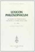 Lexicon Philosophicum. Quaderni di terminologia filosofica e storia delle idee: 11
