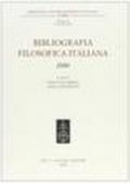 Bibliografia filosofica italiana 2000