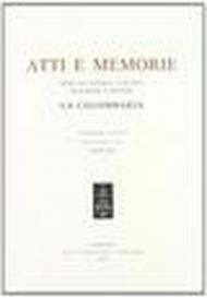 Atti e memorie dell'Accademia toscana di scienze e lettere «La Colombaria». Nuova serie: 67