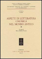 Aspetti di letteratura gnomica nel mondo antico: 2