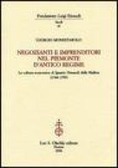 Negozianti e imprenditori nel Piemonte d'antico regime. La cultura economica di Ignazio Donaudi delle Mallere