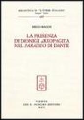 La presenza di Dionigi l'Aeropagita nel «Paradiso» di Dante