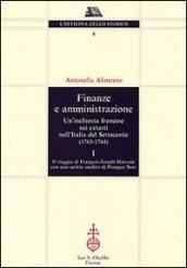 Finanze e amministrazione. Un'inchiesta francese sui catasti nell'Italia del Settecento (1763-1764)