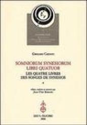 Somniorum synesiorum libri quatuor-Les quatre livres des Songes de Synesios