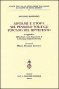 Riforme e utopie nel pensiero politico toscano del Settecento