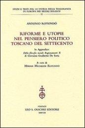 Riforme e utopie nel pensiero politico toscano del Settecento