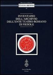 Inventario dell'archivio dell'Ente Teatro Romano di Fiesole