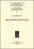 Menandri Sententiae (Corpus dei papiri fil. greci lat. Studi)