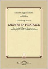 L'ouvre en filigrane. Une étude philologique des manuscrits de musique pour clavier à Rome au XVIIème siècle